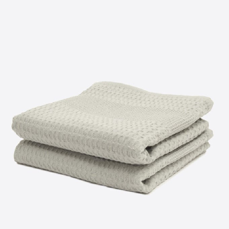 Set 2 Paños cocina Nido Abeja - Waffle | Ropa para el hogar