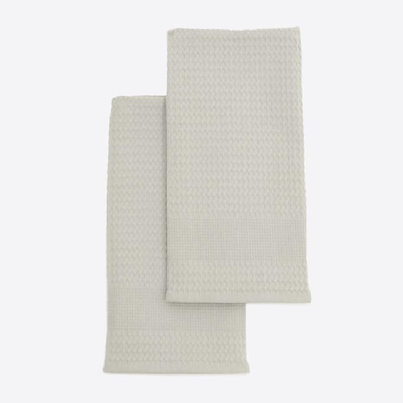 Set 2 Paños cocina Nido Abeja - Waffle | Ropa para el hogar