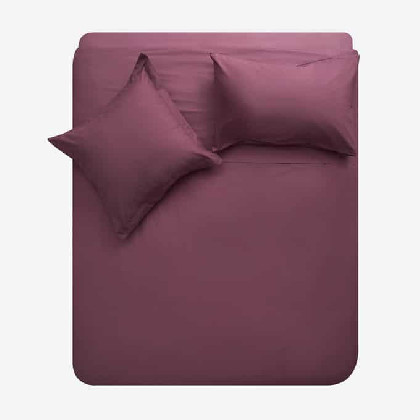 Sábana Encimera Algodón - Basic Berenjena | Ropa para el hogar